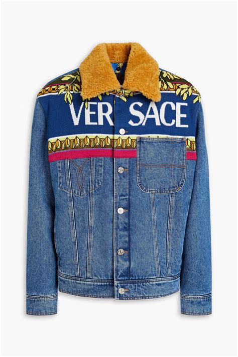 versace jeans couture sport jackets|Versace denim jacket.